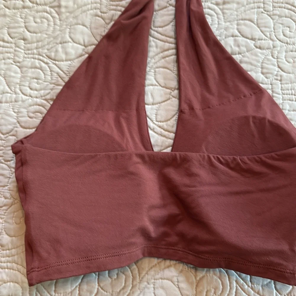 NWT Klassy Network Brown Halter Brami - Picture 3 of 7